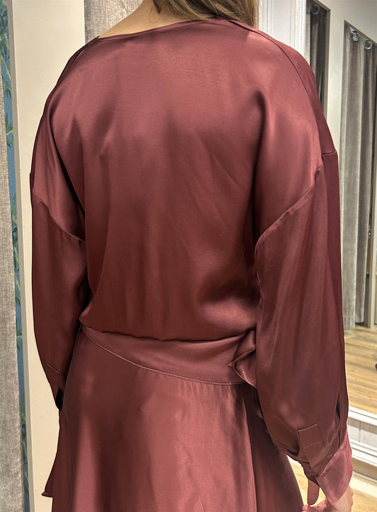 Viveh Suhail topp Burgunder - ZhosLaila