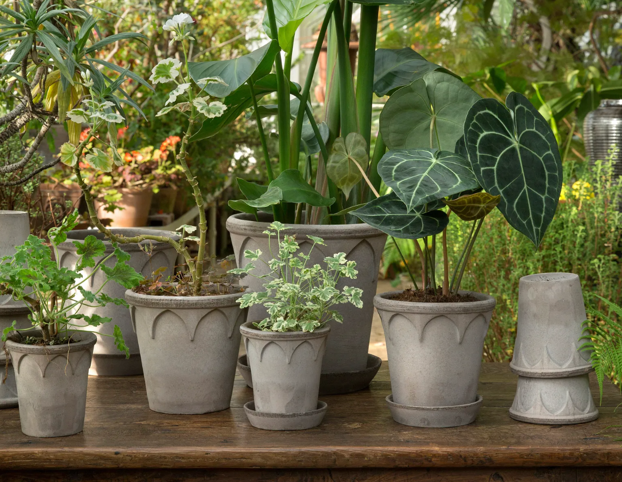 Elisabeth pot Grey Ø25