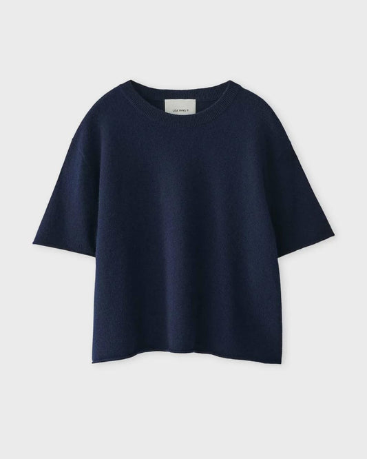 Lisa Yang Cila T-shirt Mørkeblå