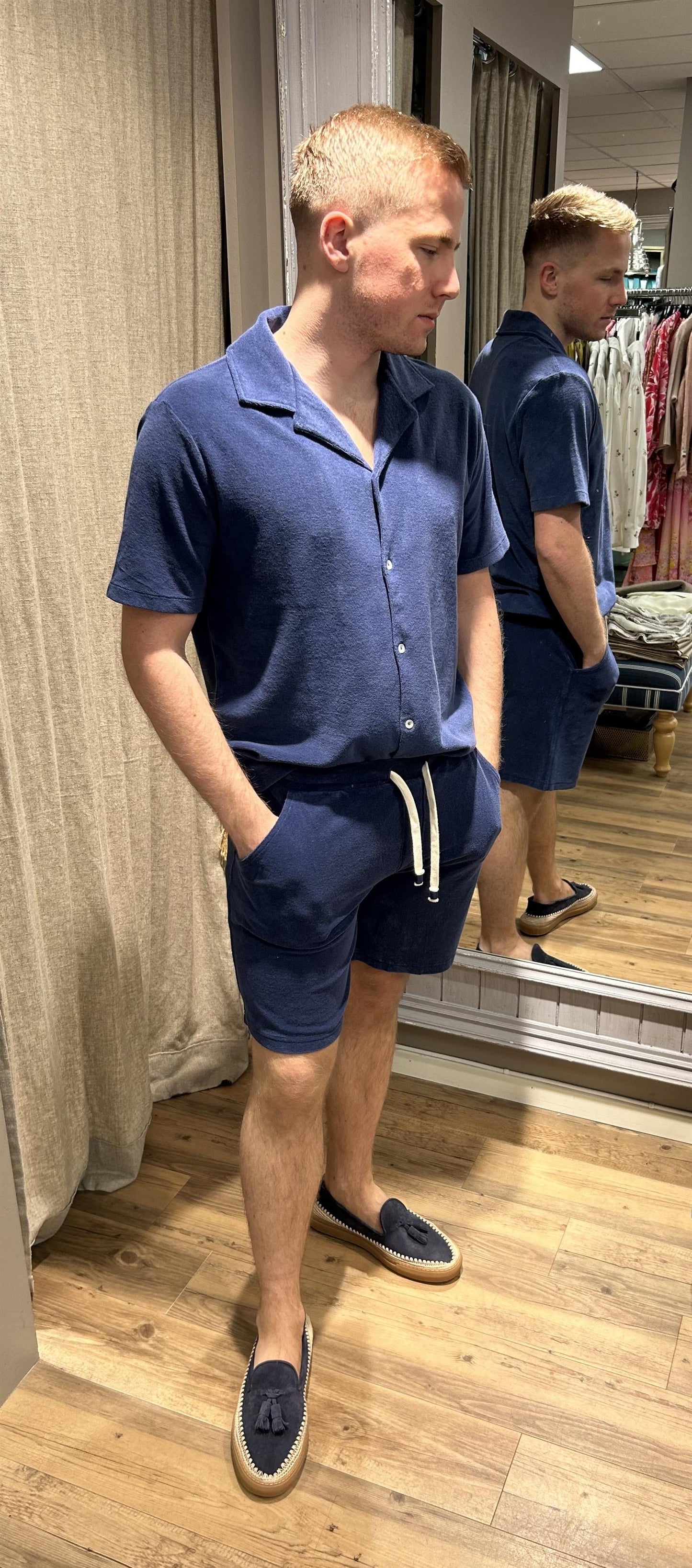 Altea Frotè Herreshorts Mørkeblå - ZhosLaila