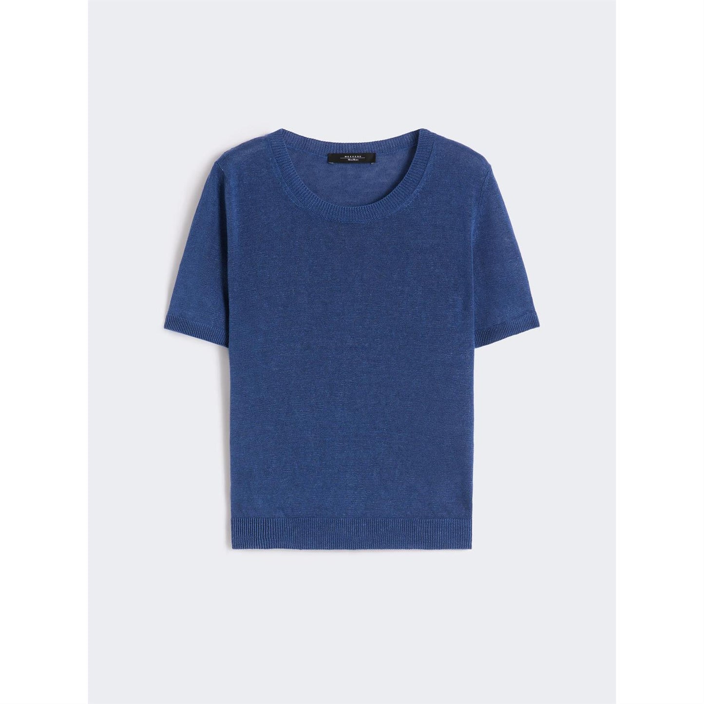 Max Mara Basis lin genser Blå