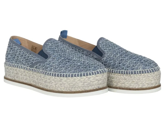 Gaimo Espadrillos Marino med jute og skinn