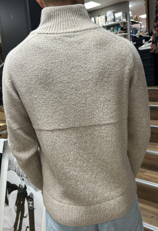 Altea William Herregenser høy hals Lys Beige