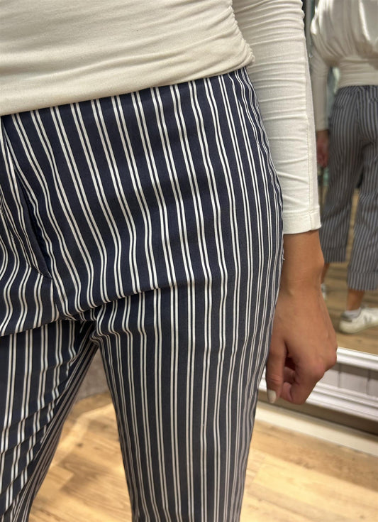 Rosso35 maritim bukse striper Blå/hvit - ZhosLaila