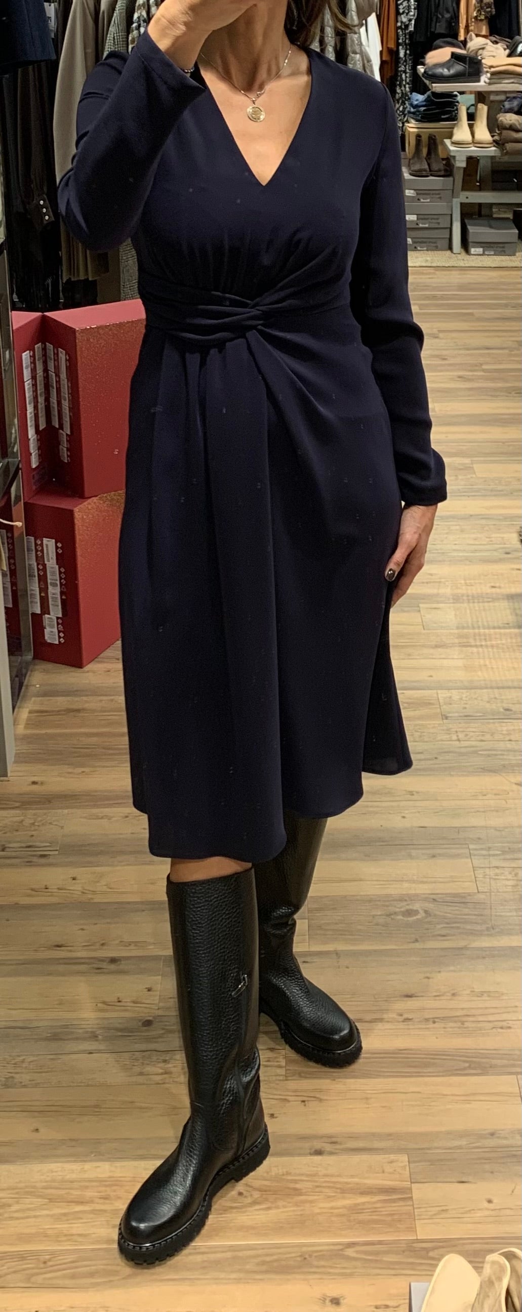 Max Mara Mammola Mørkeblå - ZhosLaila