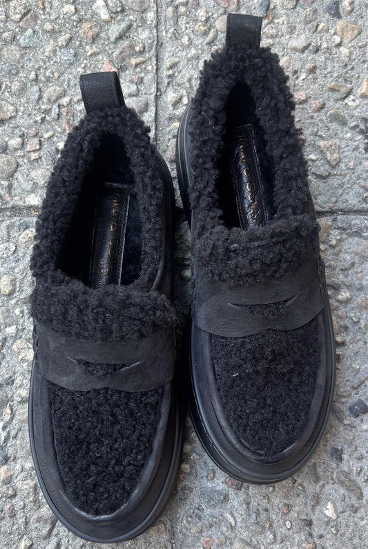 Laura Bellariva Kensington med saueskinn Sorte - ZhosLaila