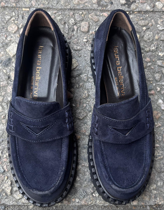 Laura Bellariva Kensington semsket Mørkeblå - ZhosLaila