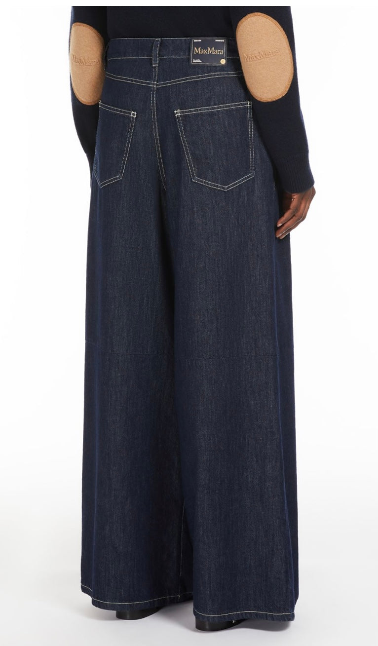 Max Mara Priamo Denimjeans med brede ben - ZhosLaila