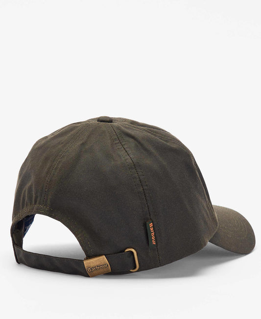 Barbour Vokset Cap Oliven