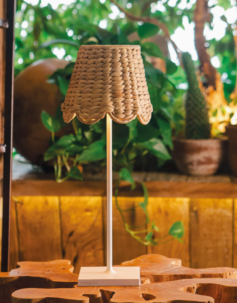 Water Hyacinth Scallop lampshade 14,5x12,5cm - ZhosLaila