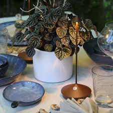 Poldina bordlampe Rustfarget