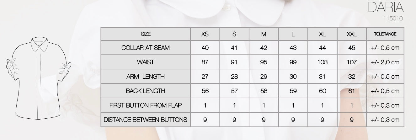 Ema Nou Daria bluse Hvit