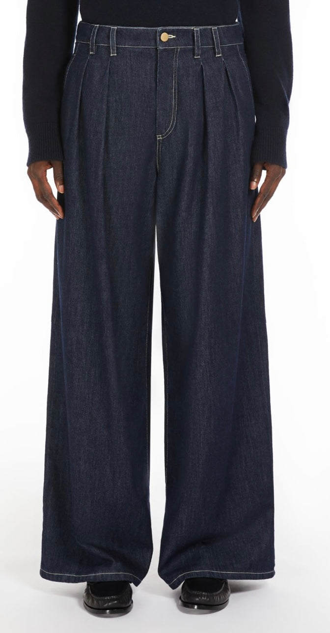 Max Mara Priamo Denimjeans med brede ben - ZhosLaila