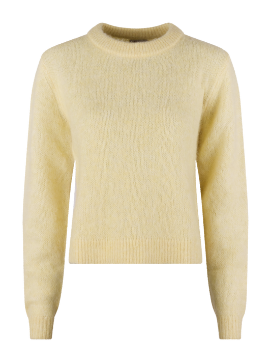 Stenstrøms Kersti strikket genser Lys gul - ZhosLaila