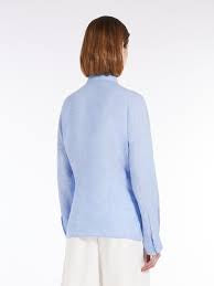 Max Mara Weekend Spoleto lin skjorte Lyseblå - ZhosLaila