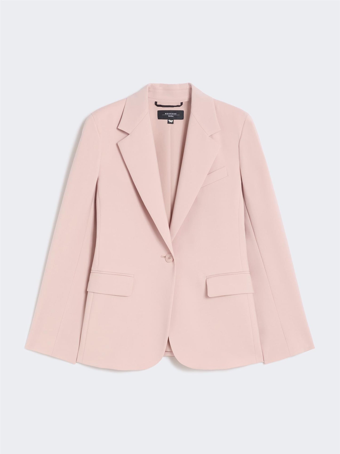 Max Mara Lamine Blazer i naturlig stretchull Lys Rosa - ZhosLaila