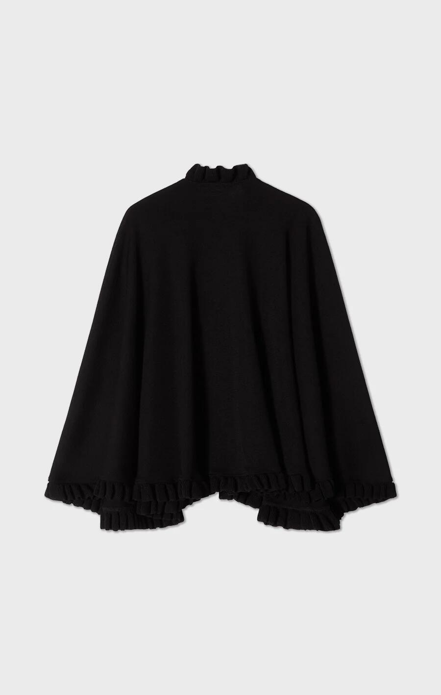 Busnel Silvia Strikket Cape Sort
