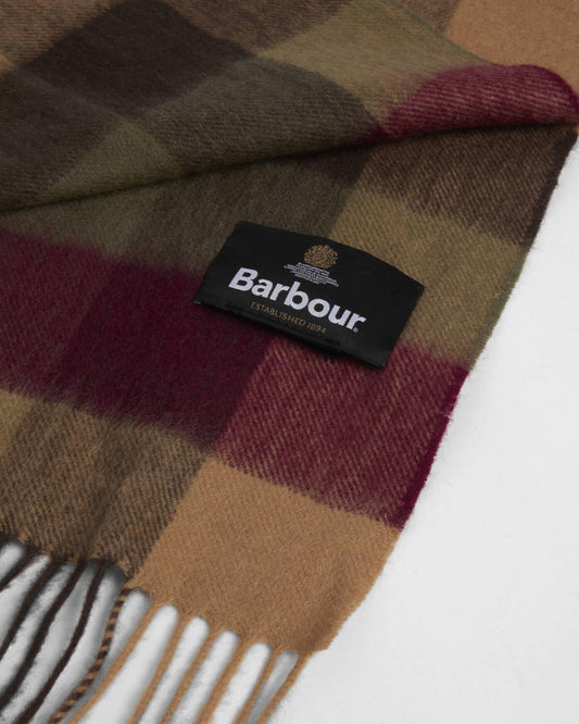 Barbour Stort Tattersall-skjerf 180cm