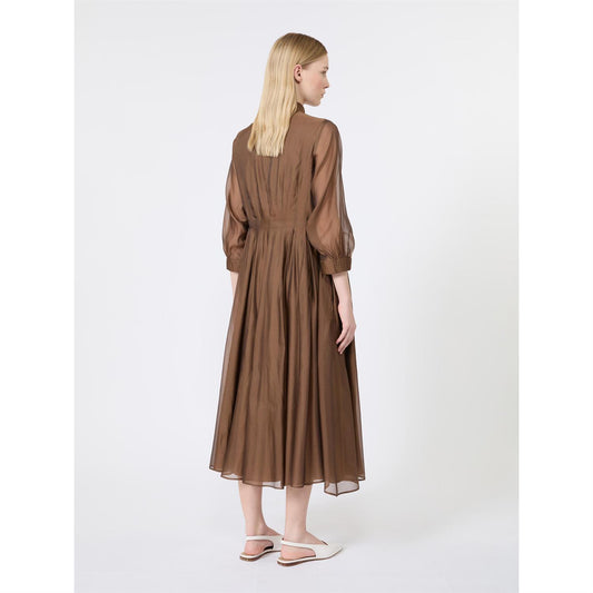 Max Mara Vetro skjortekjole Brun