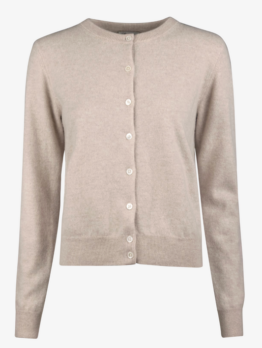 Stenstrøms Judith kashmircardigan Beige - ZhosLaila
