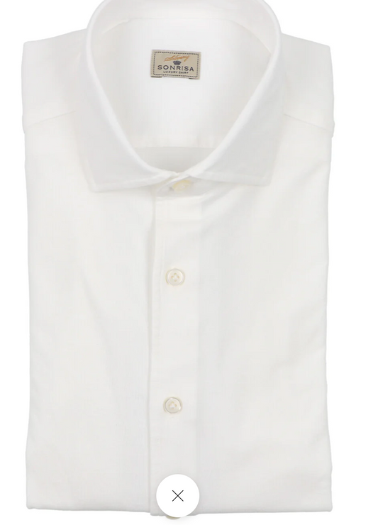 Sonrisa Jersey Skjorte Hvit - ZhosLaila