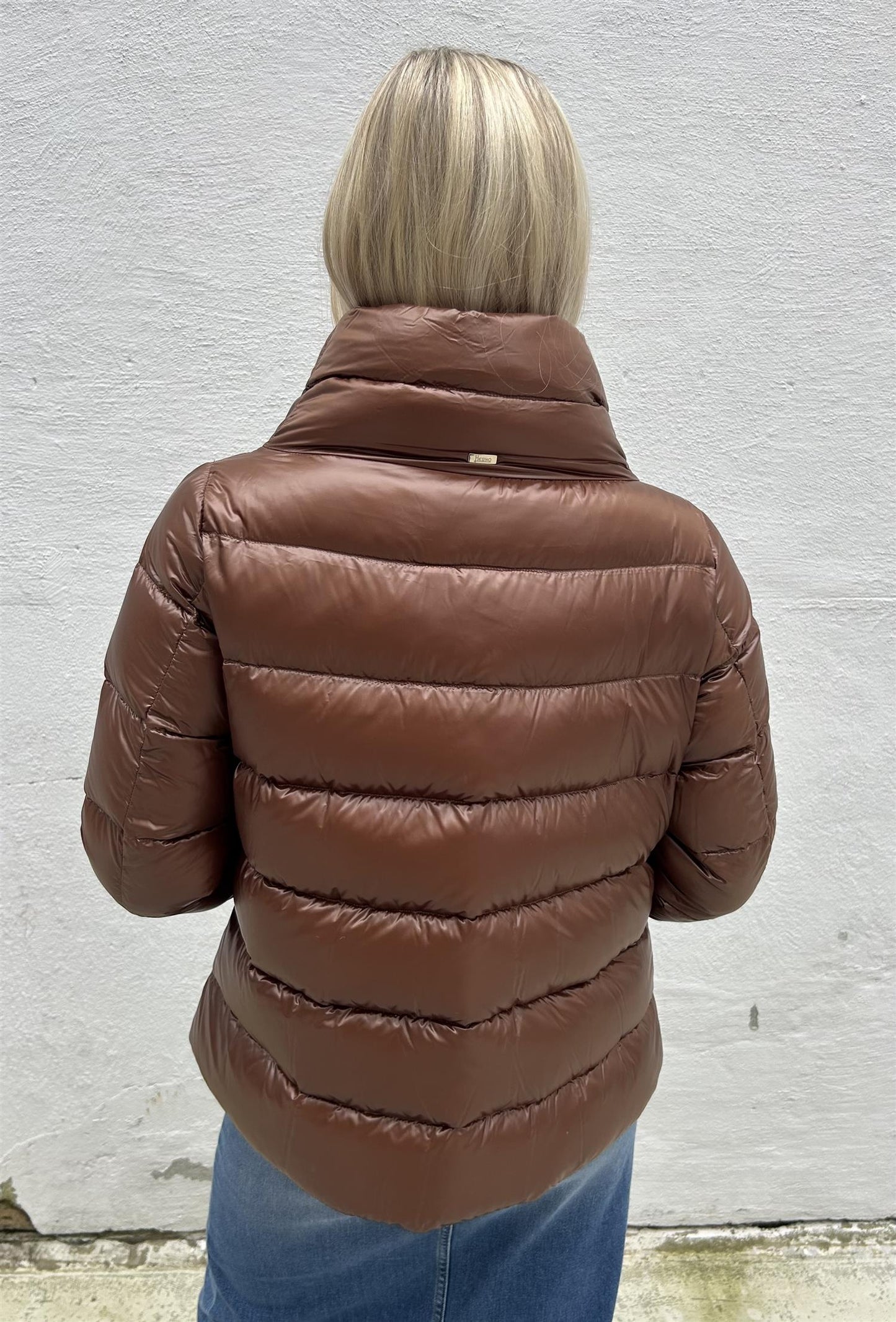 Herno Jakke A-fasong Mokka