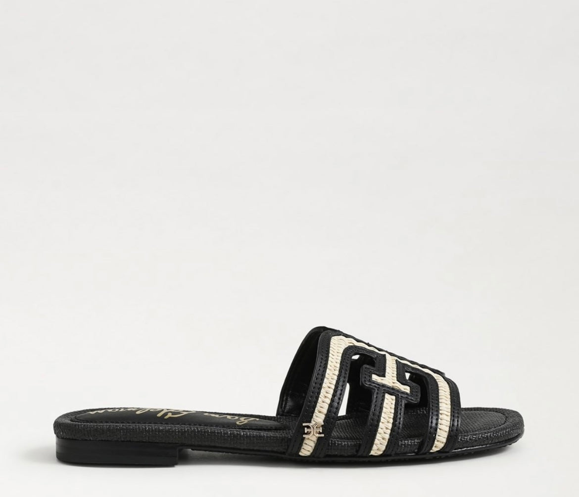 Sam Edelman Bay Raffia sandaler Sorte - ZhosLaila