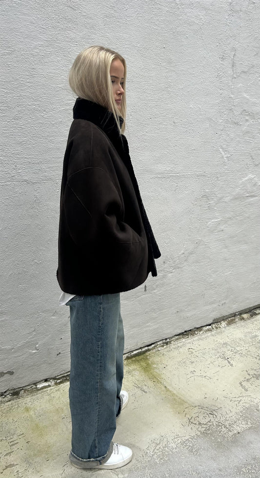 Utzon Ketil jakke Mørkebrun - ZhosLaila