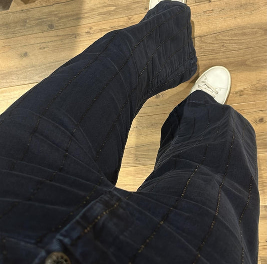 Shaft Flaire Sequin Mørkeblå - ZhosLaila