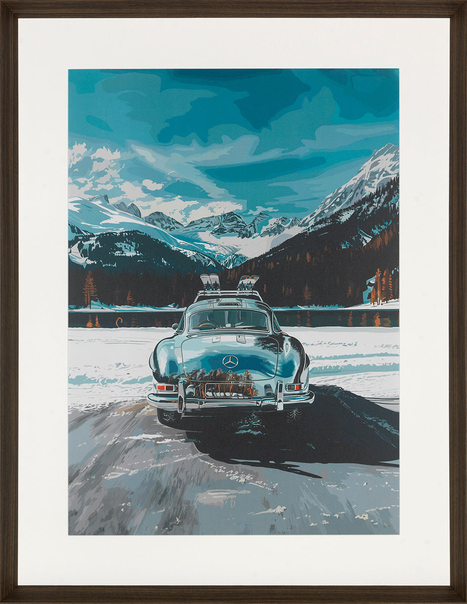 Mercedes on Ice St. Moritz H90 x B70cm - ZhosLaila