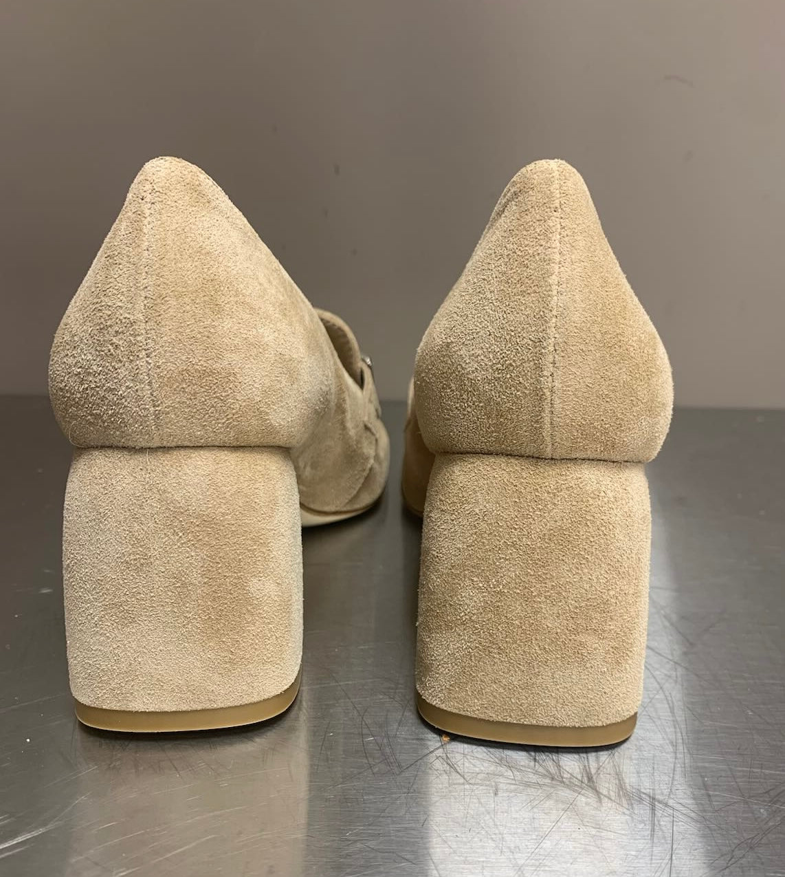 Laura Bellariva Mou velur Beige - ZhosLaila