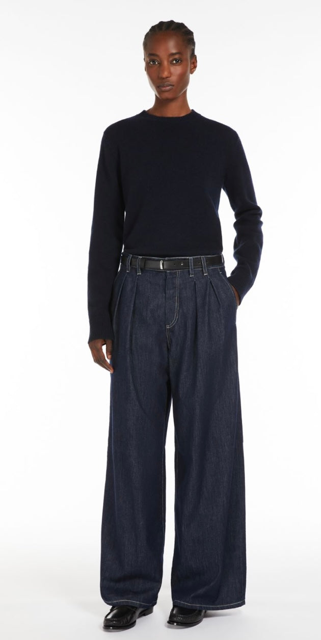 Max Mara Priamo Denimjeans med brede ben - ZhosLaila