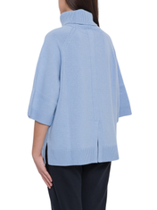 Gran Sasso Sara Kashmir genser Lyseblå