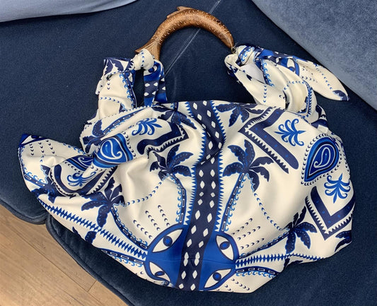 Simplicity Scarf Bag Blå 80x40cm - ZhosLaila