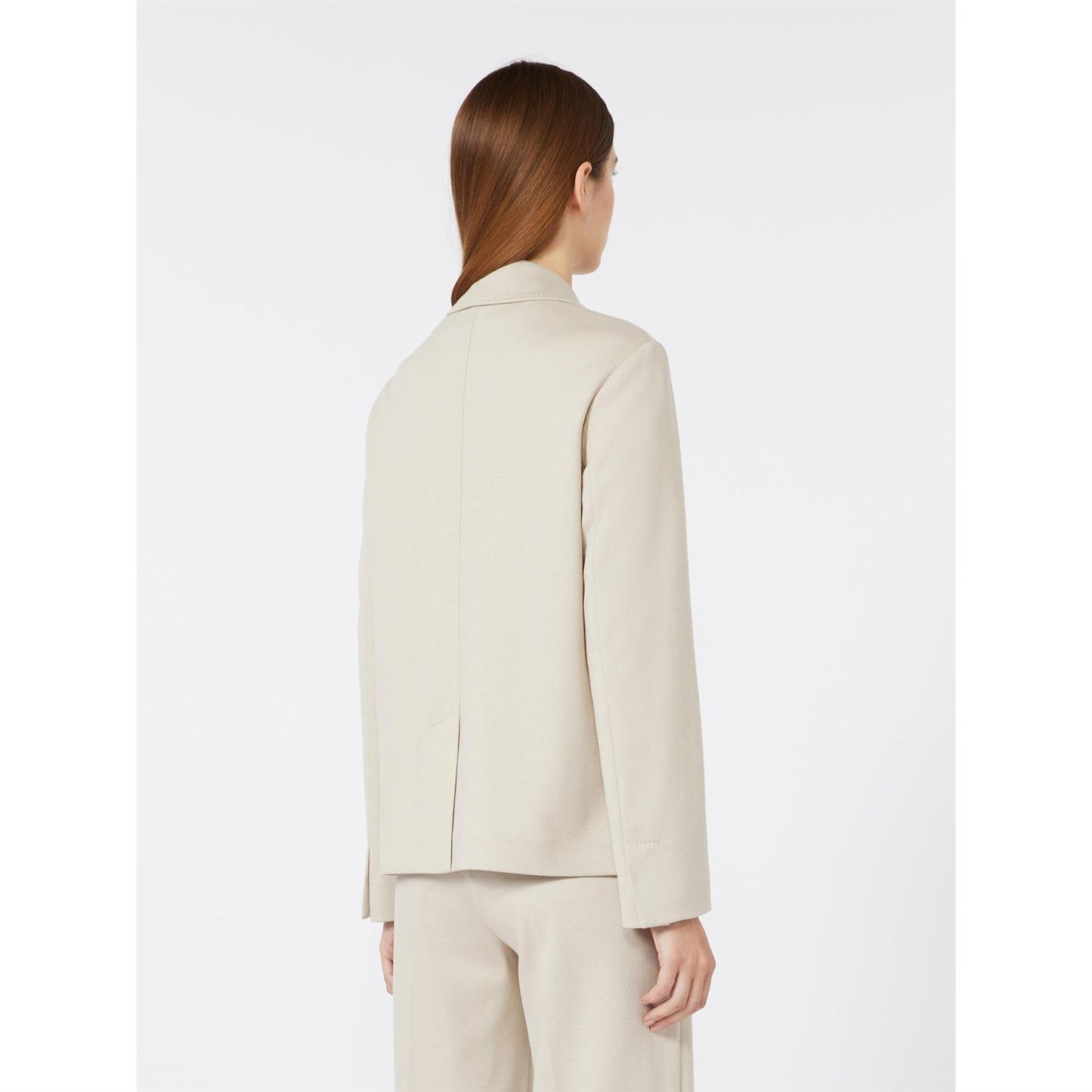 S Max Mara Smmfarfalla dressjakke dobbeltspent Kitt