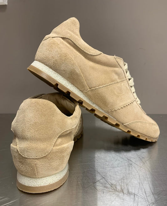 Laura Bellariva Ambra semsket sneaker Beige - ZhosLaila