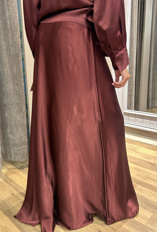 Viveh Hazel skjørt Burgunder - ZhosLaila