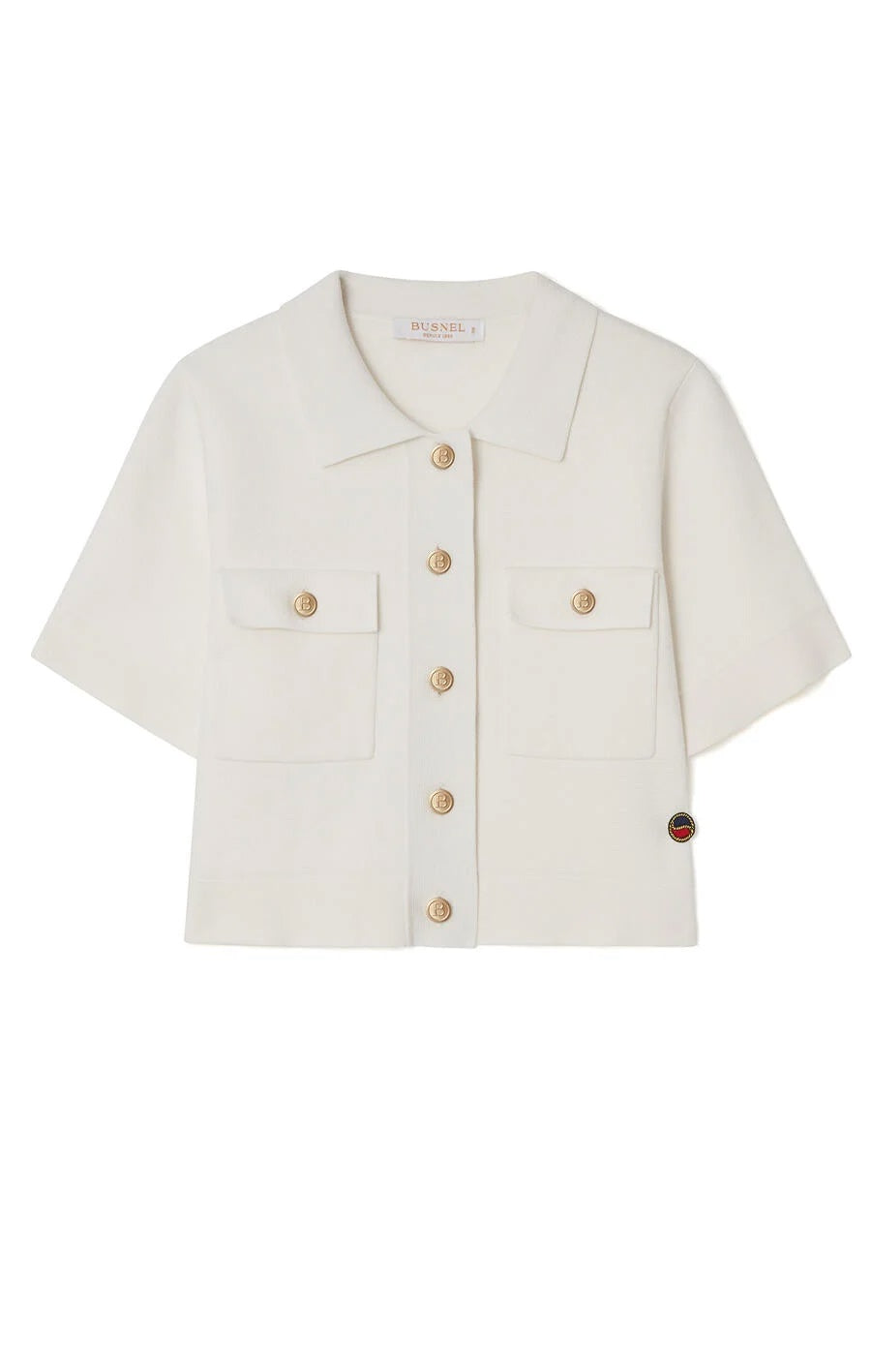 Busnel Valery Cropped Bomullsjakke Beige