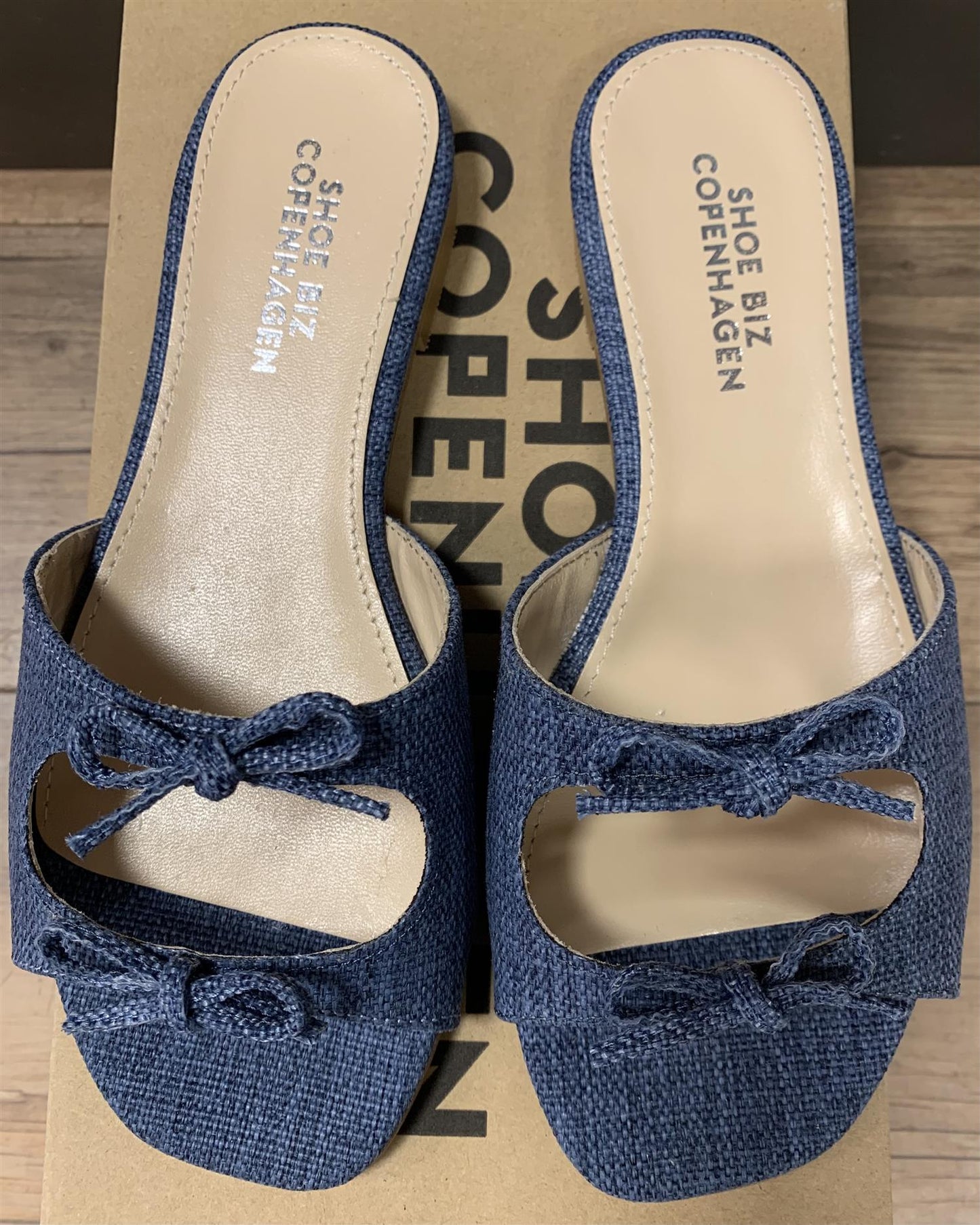 Shoe Biz Houston slippers Blå - ZhosLaila