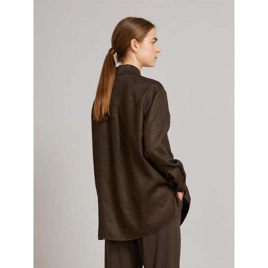 Max Mara Mmlfilo linskjorte Brun