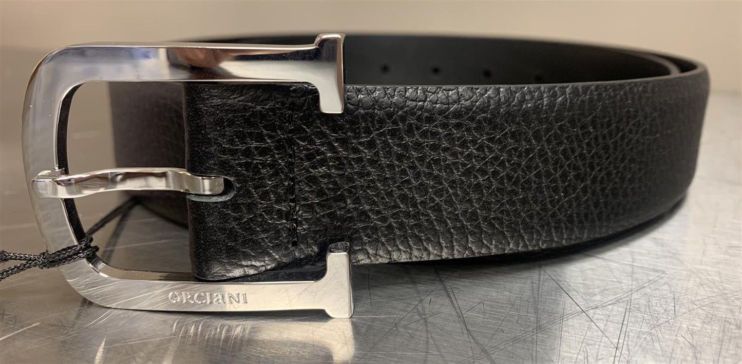 Orciani Dollaro klassisk skinnbelte 3,5cm sort - ZhosLaila