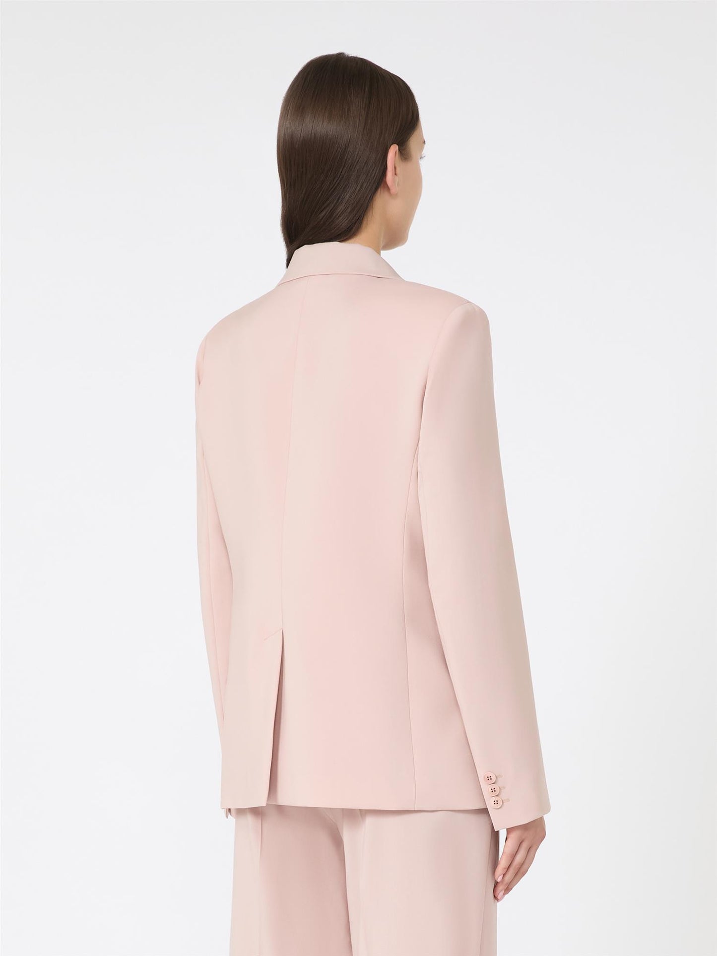 Max Mara Lamine Blazer i naturlig stretchull Lys Rosa - ZhosLaila