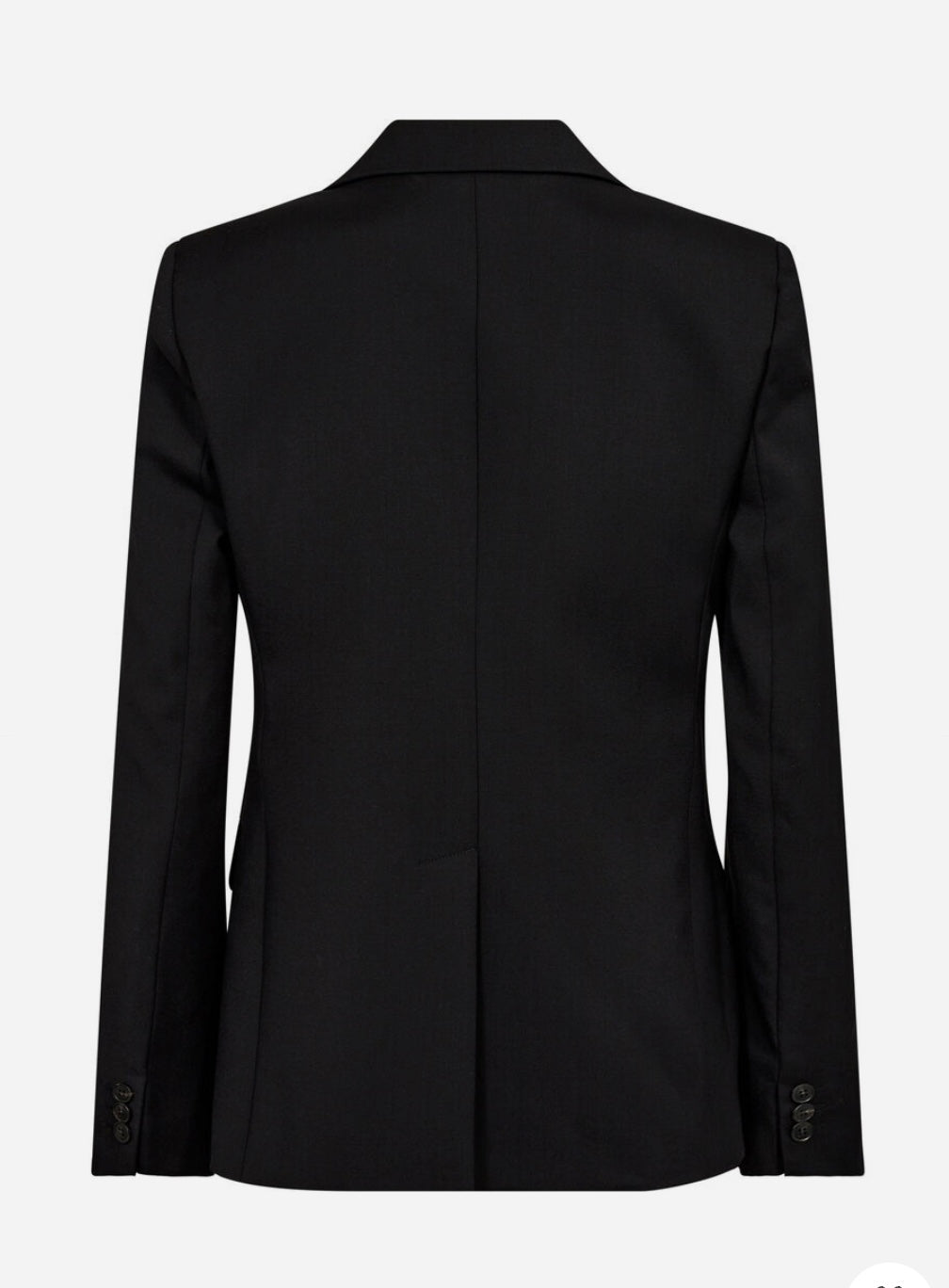 Max Mara Weekend Lamine Blazer i naturlig stretch ull Sort - ZhosLaila