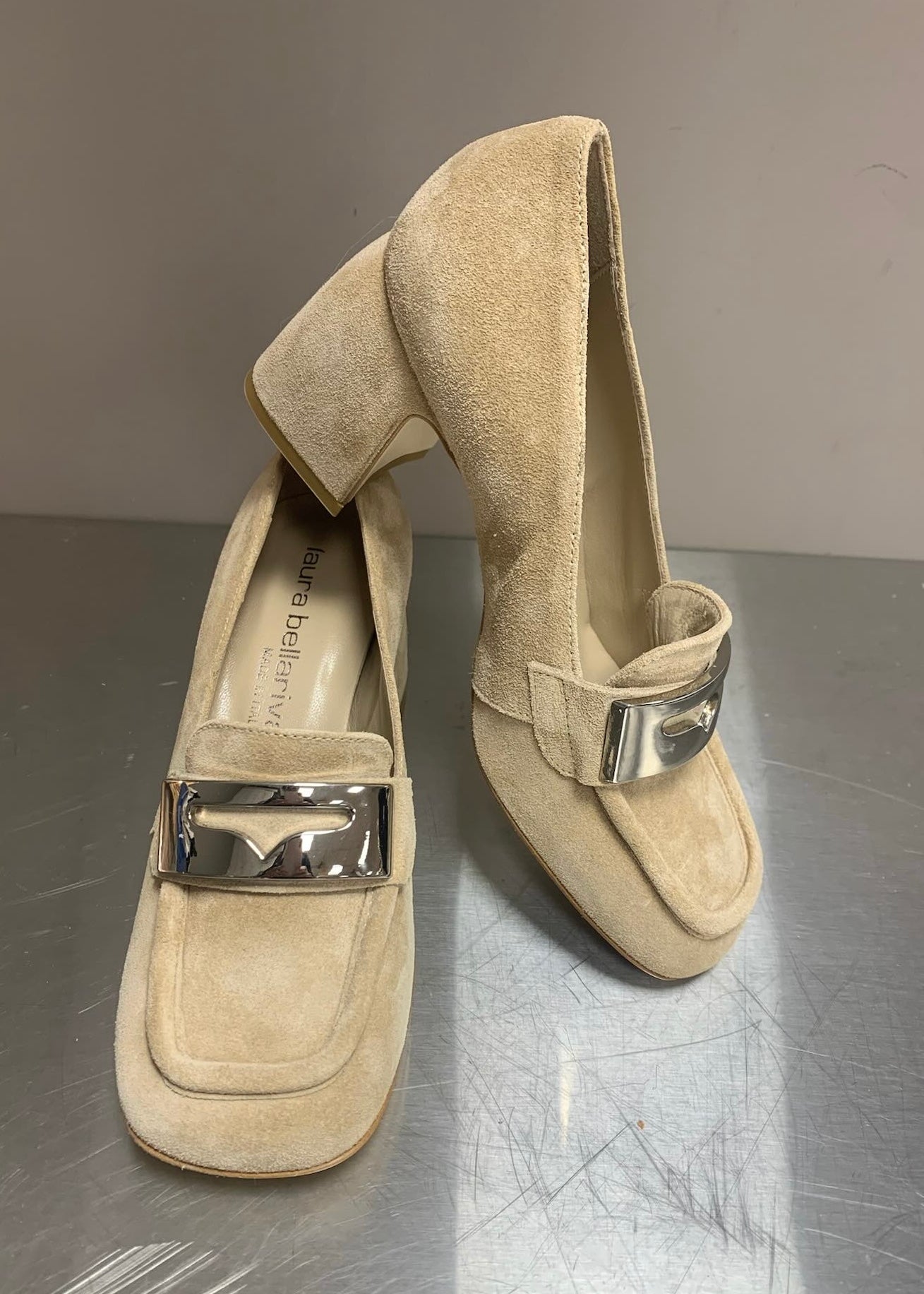 Laura Bellariva Mou velur Beige - ZhosLaila