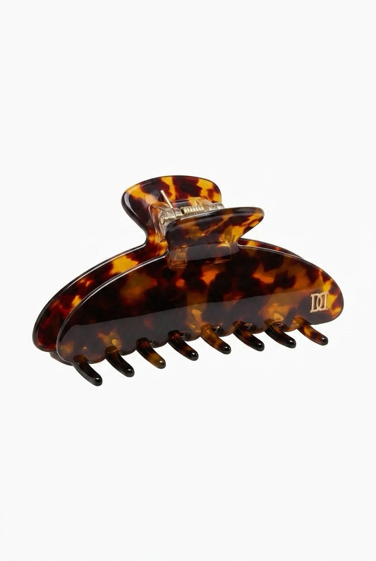 Dark enkel Hårklype Stor 10cm
