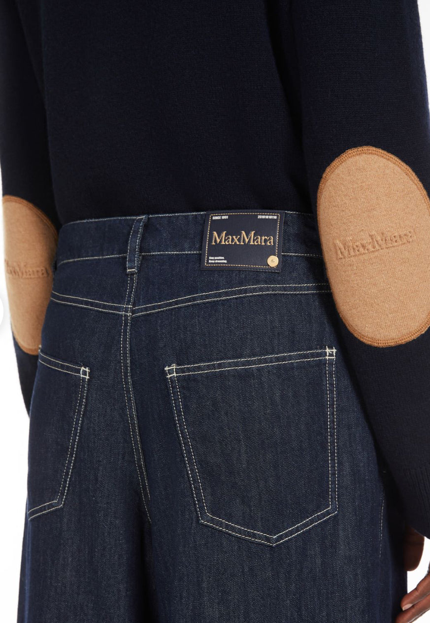 Max Mara Priamo Denimjeans med brede ben - ZhosLaila