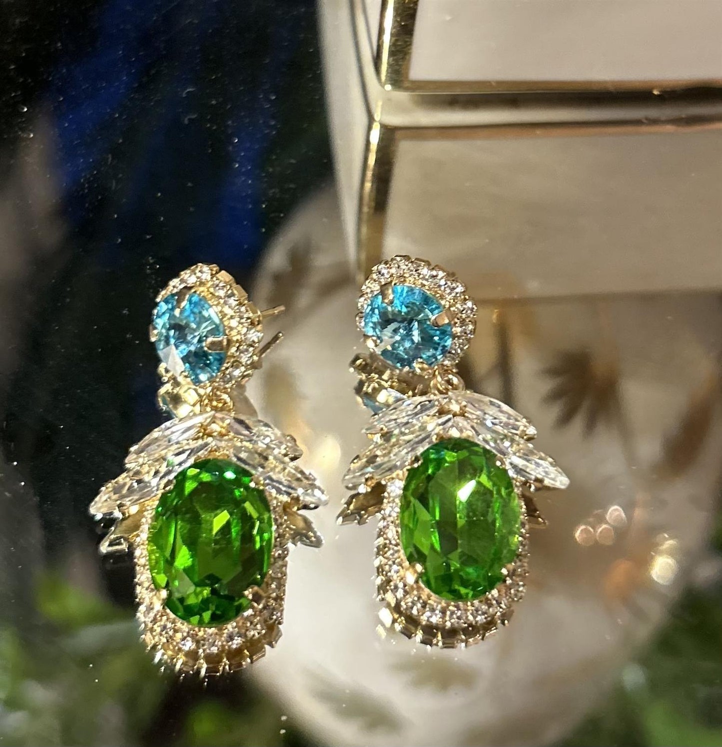 Antoinette green/blue - ZhosLaila