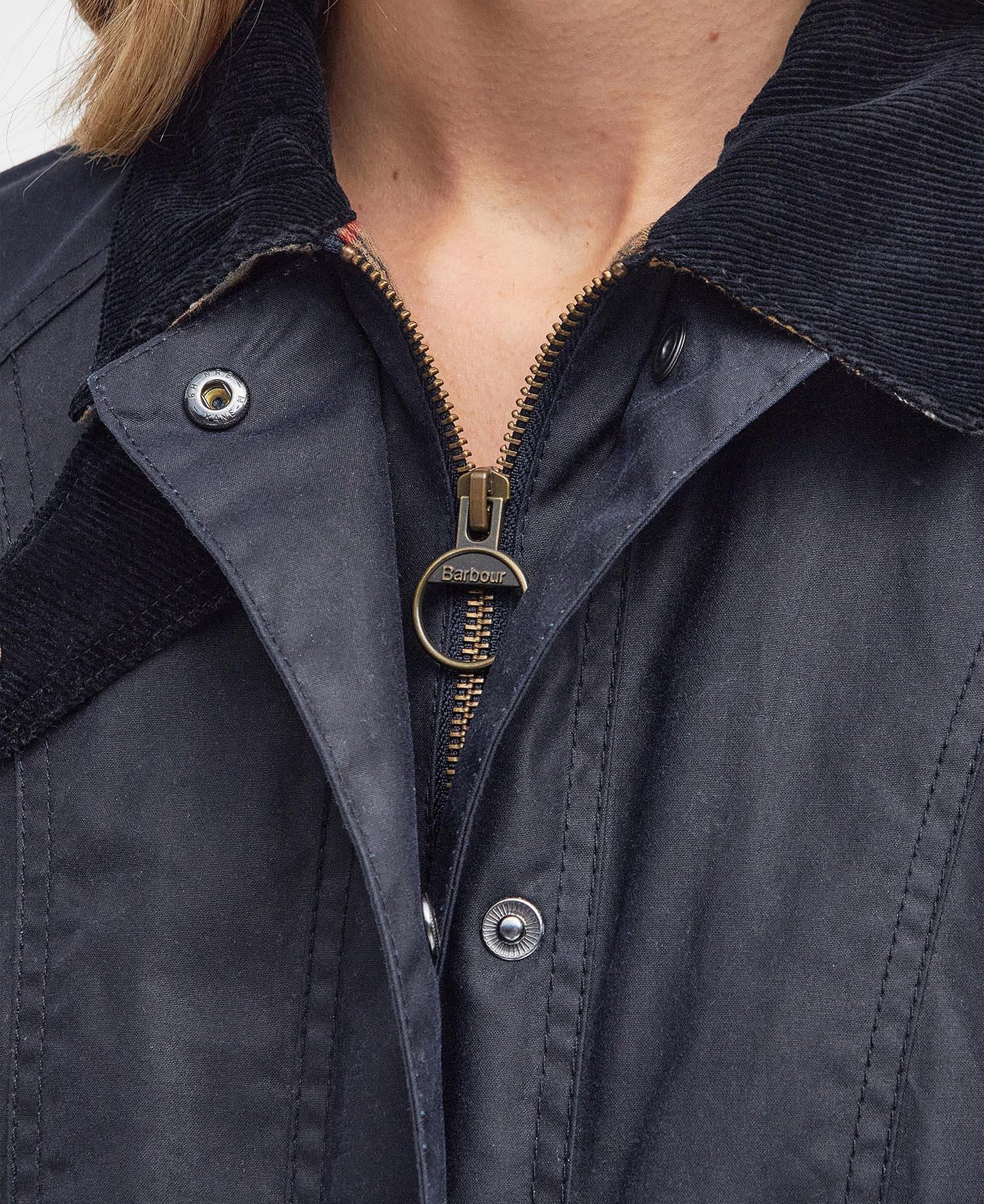 Barbour Beadnell® vokset jakke Blå - ZhosLaila