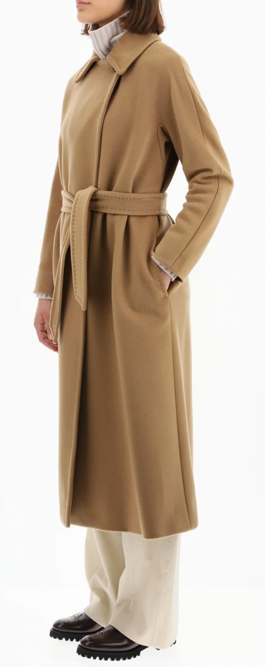 Max Mara Tenzone lang kåpe Camel - ZhosLaila