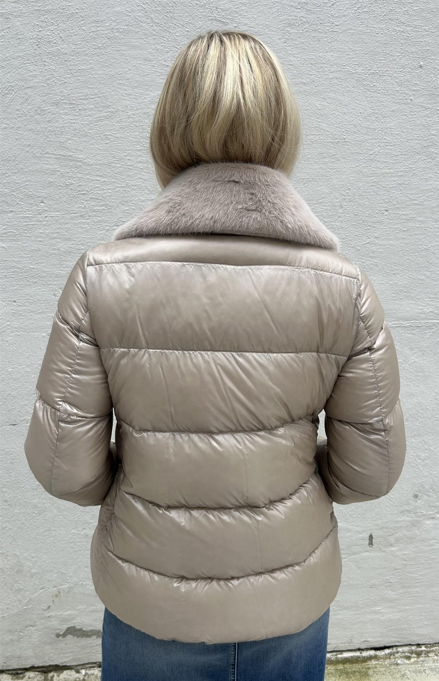 Herno Chantilly jakke Lys Beige - ZhosLaila